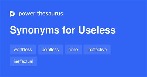 useless synonym slang.